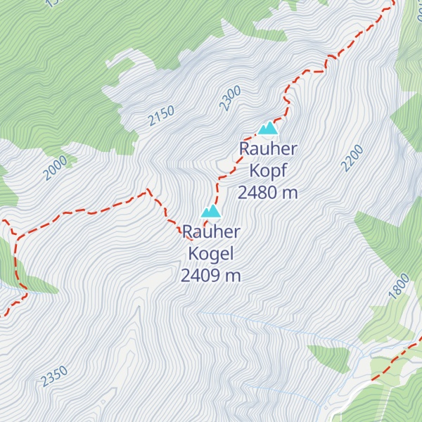 Map of Rauher Kogel