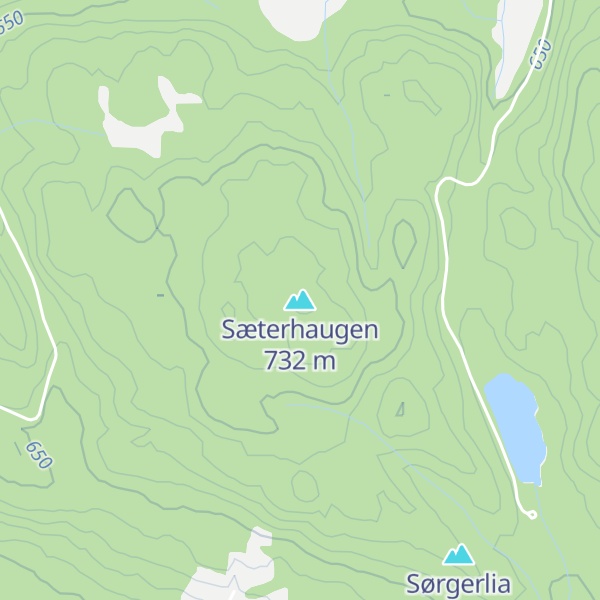 Map of Sæterhaugen