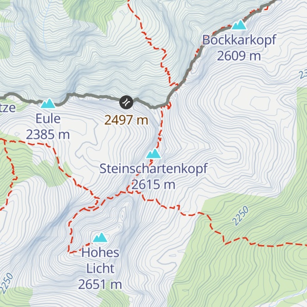 Map of Steinschartenkopf