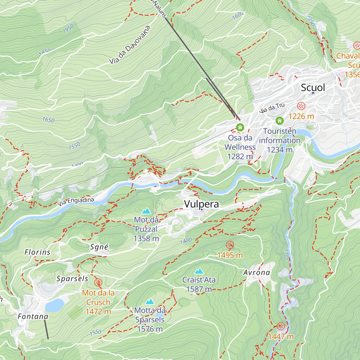 Büvetta Sfondraz map