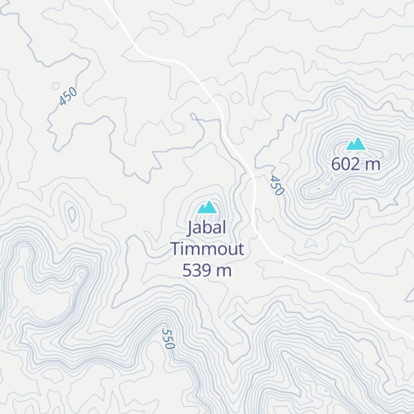 Map of Jabal Timmout