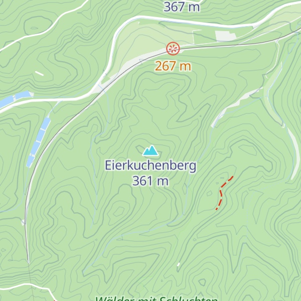Map of Eierkuchenberg