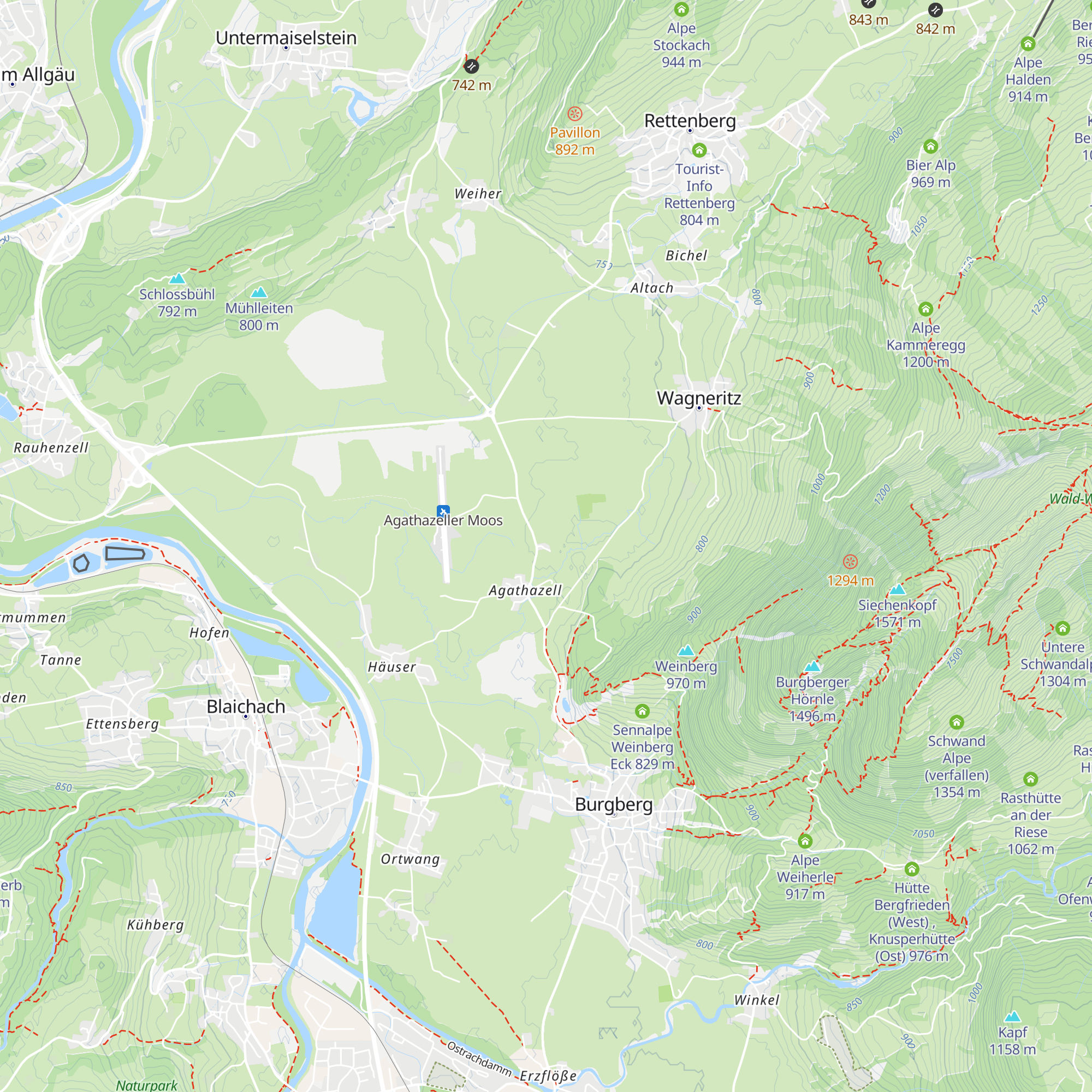 Grünfuttertrockungswerk Agathazell map
