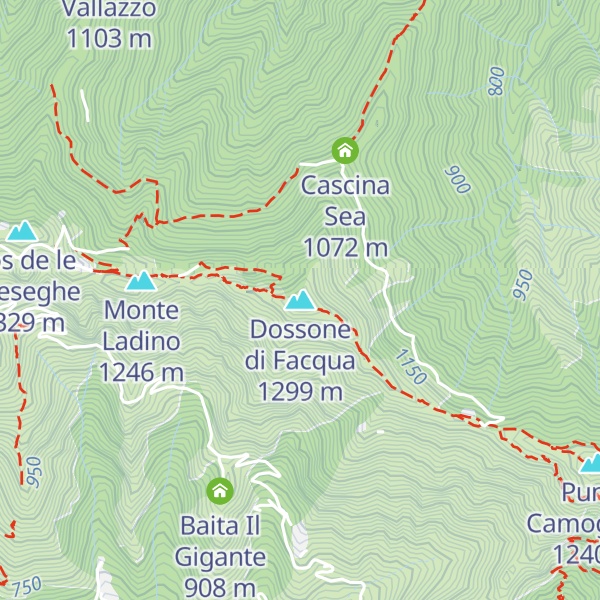 Map of Dossone di Facqua