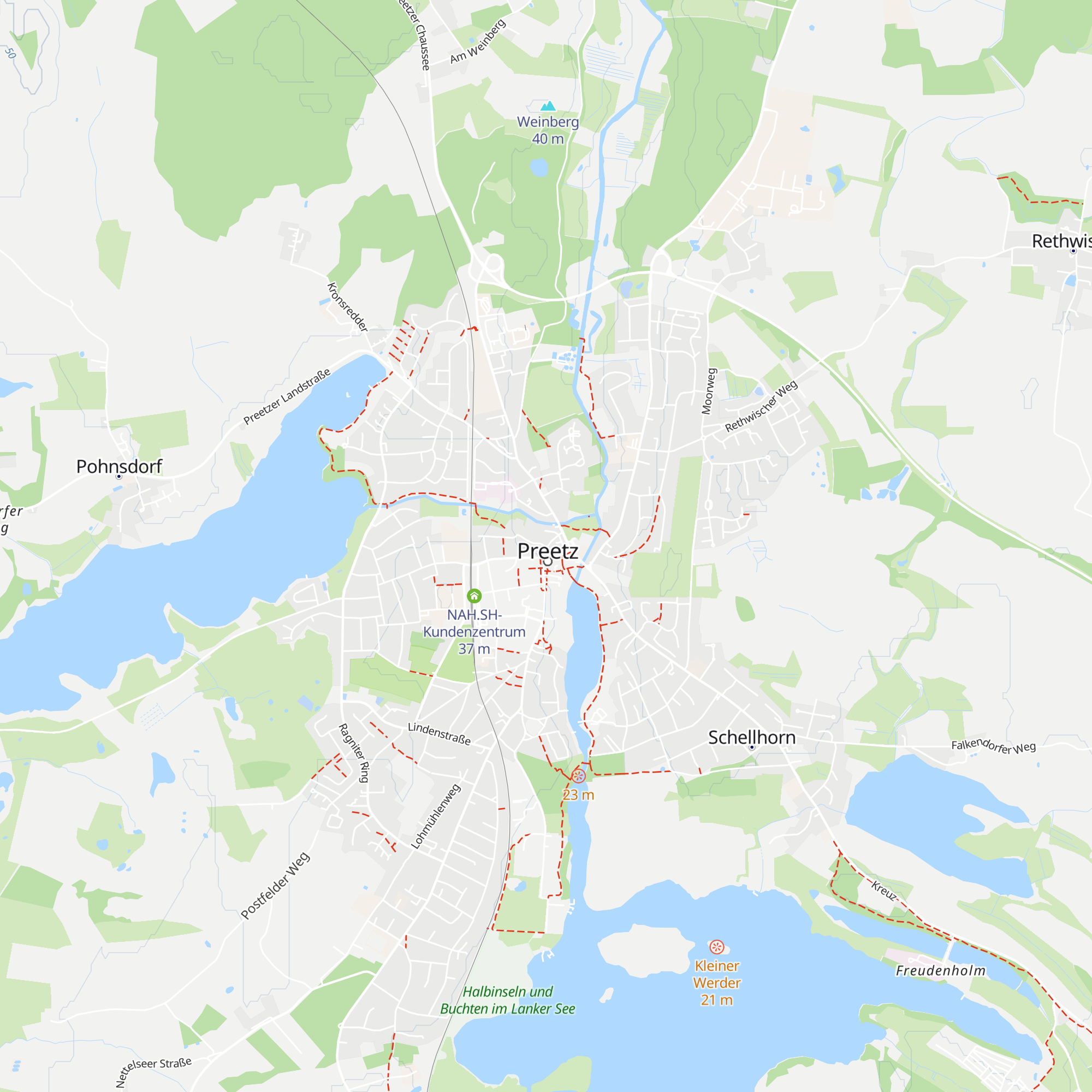 Preetzer Service map