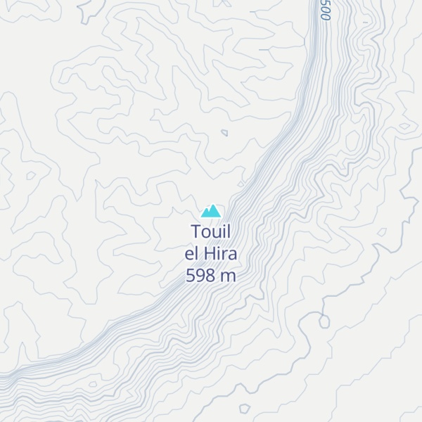 Map of Touil el Hira