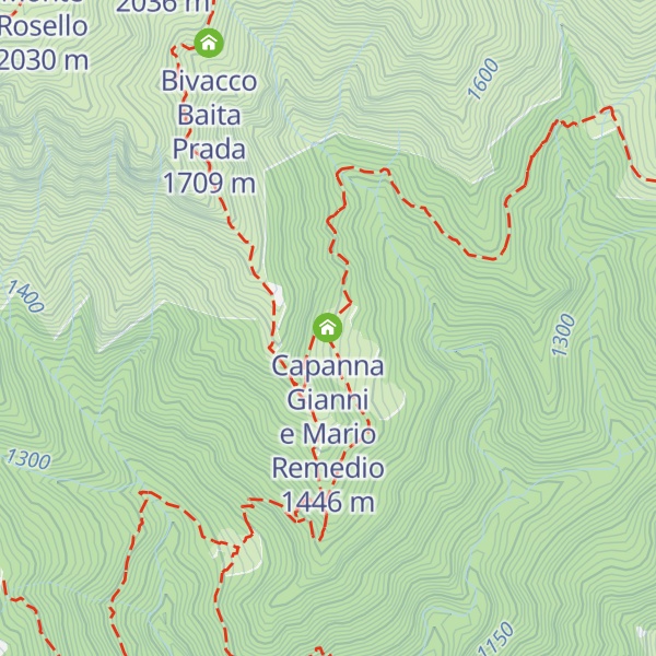Map of Capanna Gianni e Mario Remedio