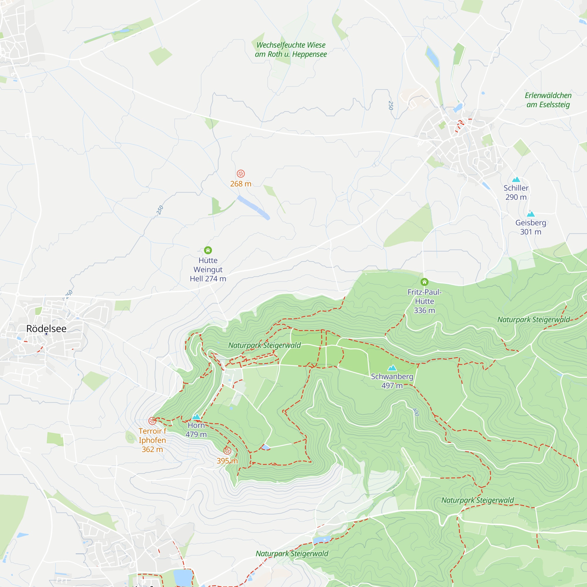 Wachhügelhütte map