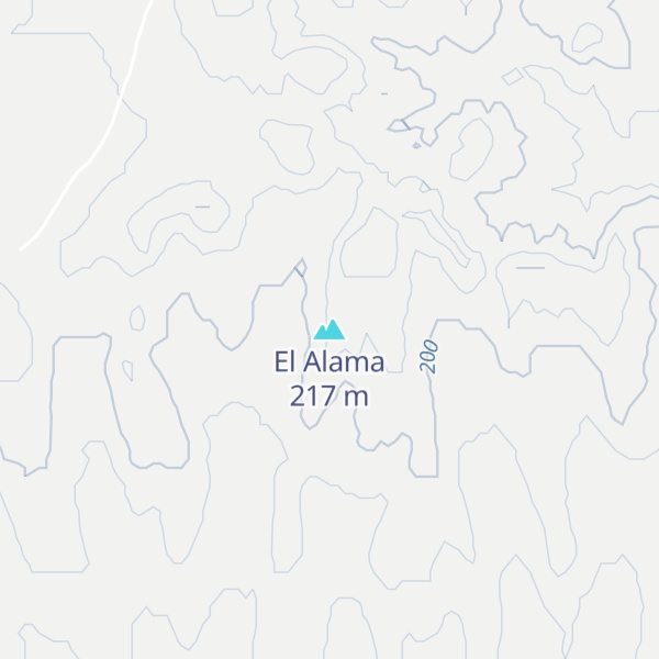 Map of El Alama
