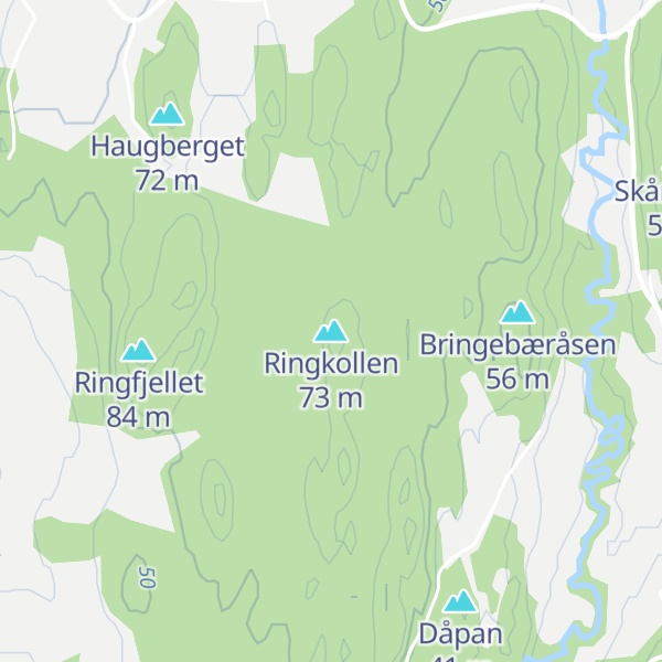Map of Ringkollen