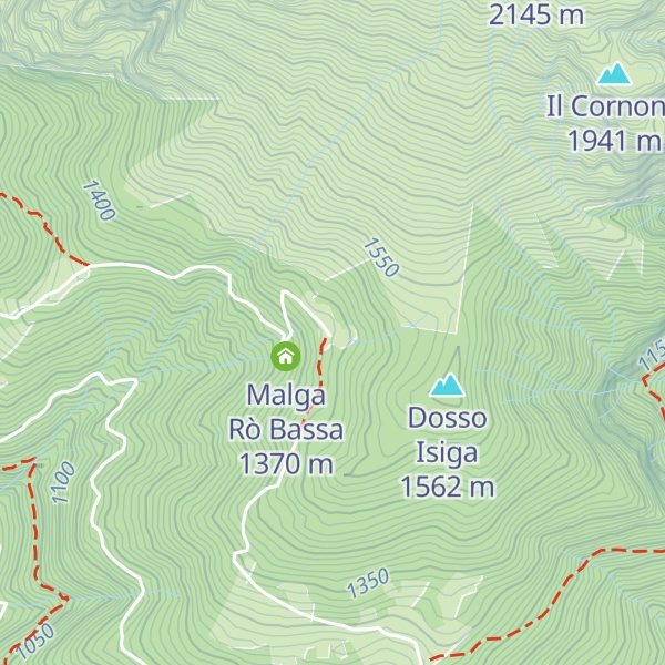 Map of Malga Rò