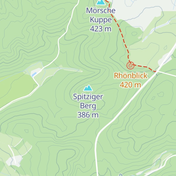 Map of Spitziger Berg