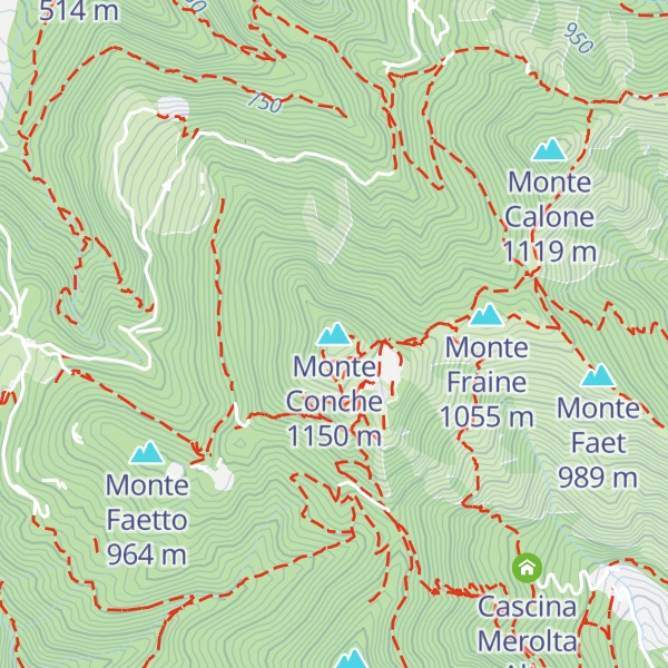 Map of Monte Conche