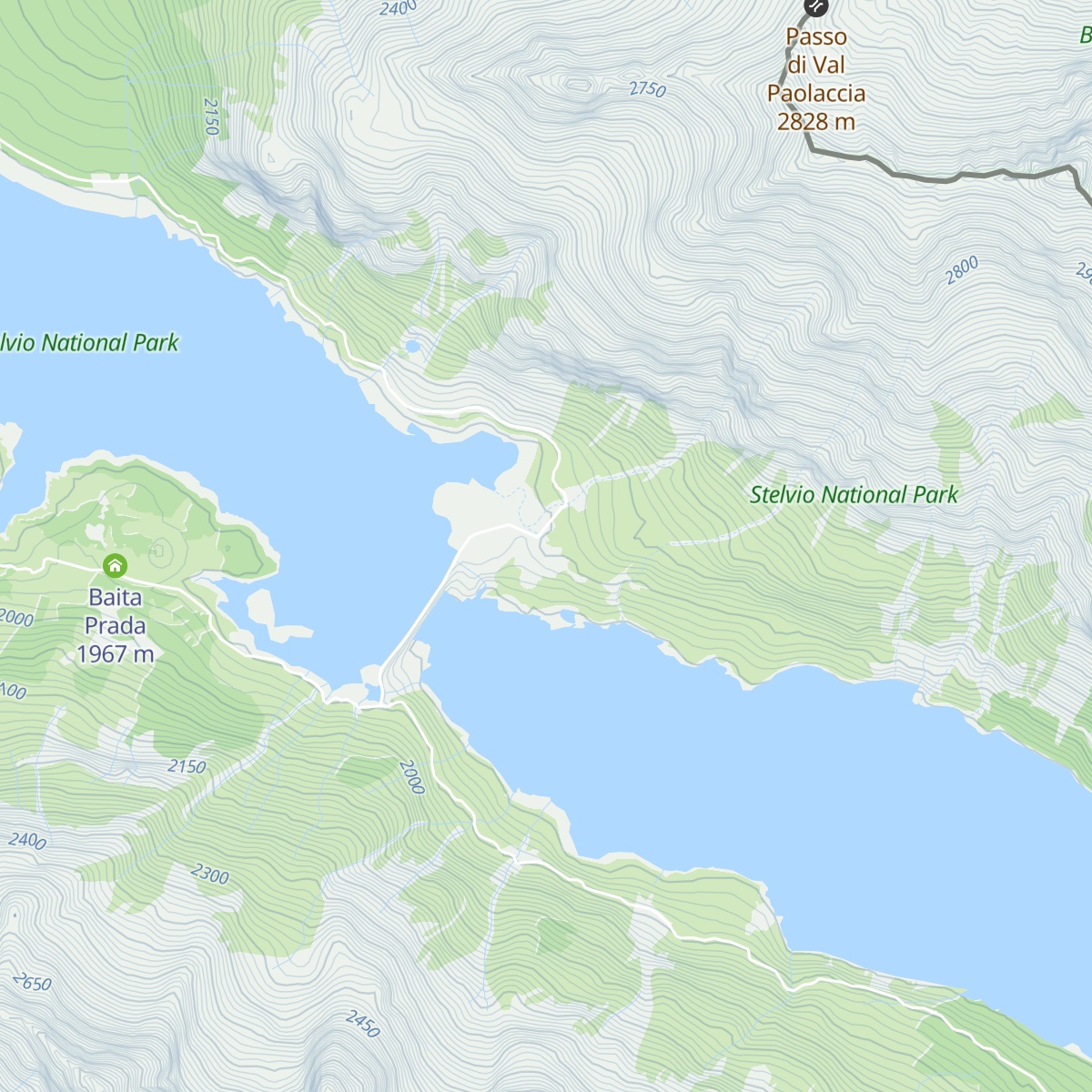 Rifugio Val Fraele map