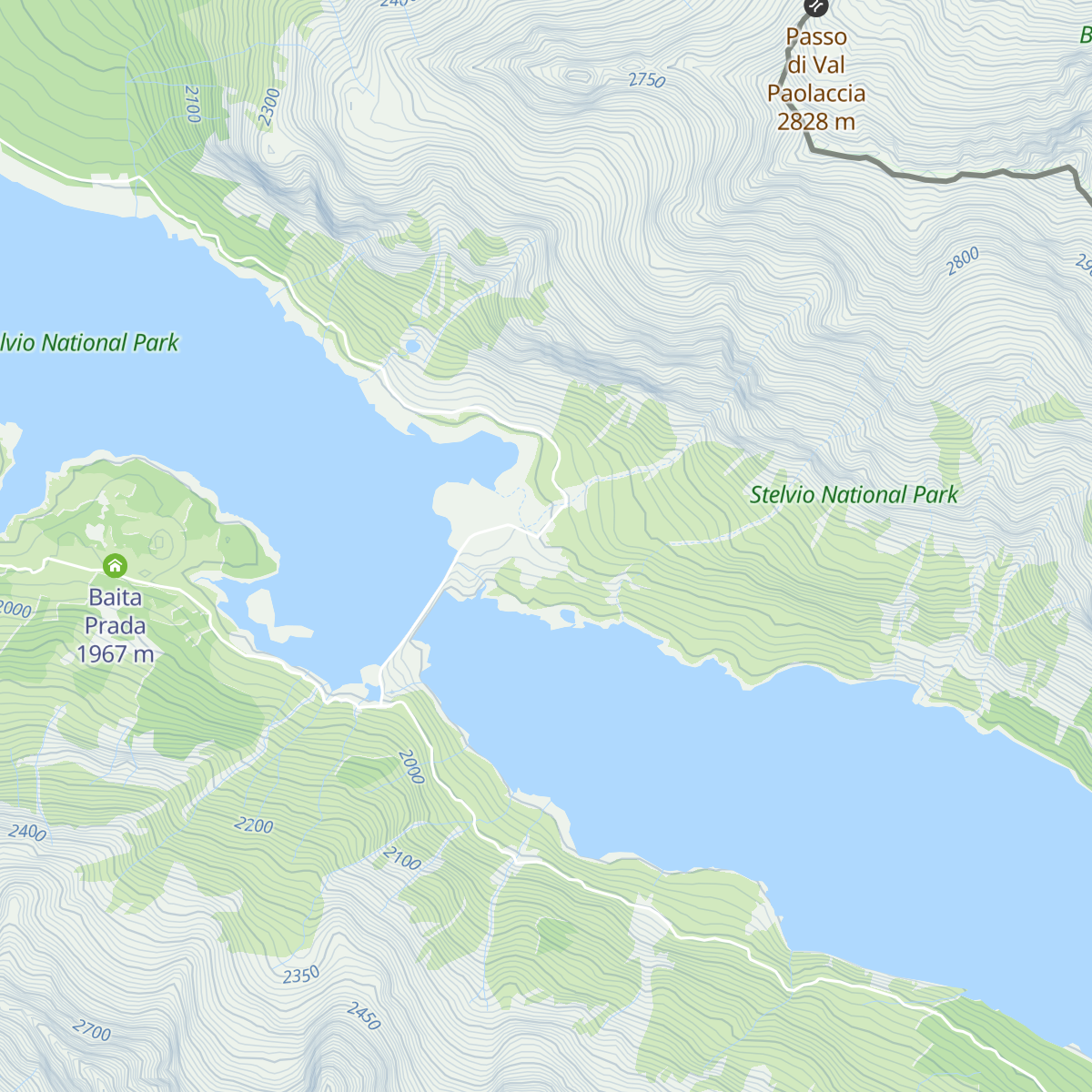 Rifugio Val Fraele map