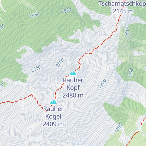 Map of Rauher Kopf