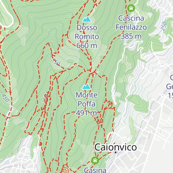Map of Monte Poffa