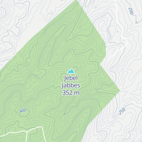 Map of Jebel Jabbes