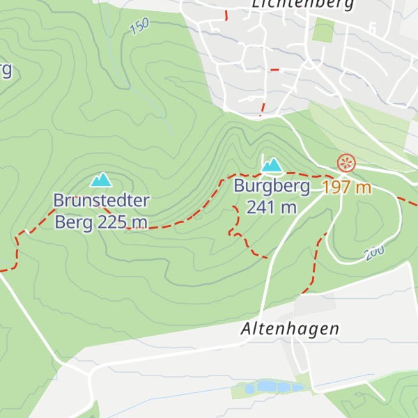 Map of Kruxberg