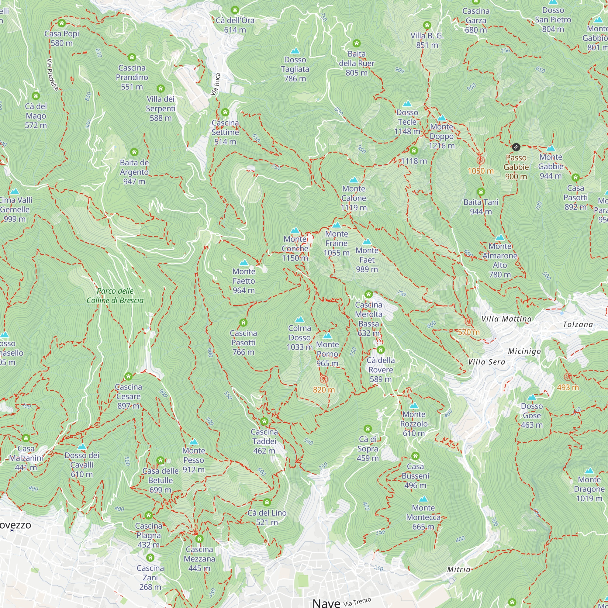Baita Marinì map