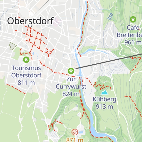 Map of Zur Currywurst