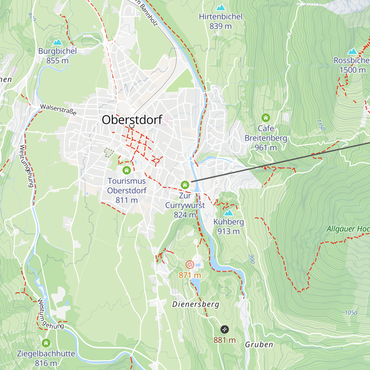 Zur Currywurst map