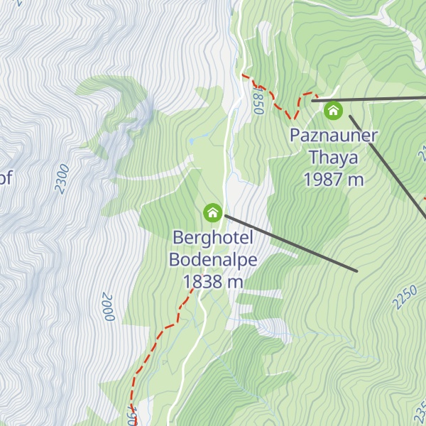 Map of Berghotel Bodenalpe