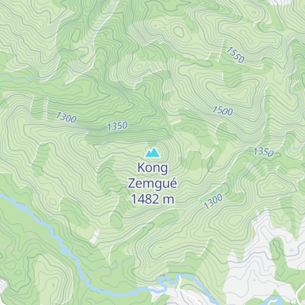 Map of Kong Zemgué