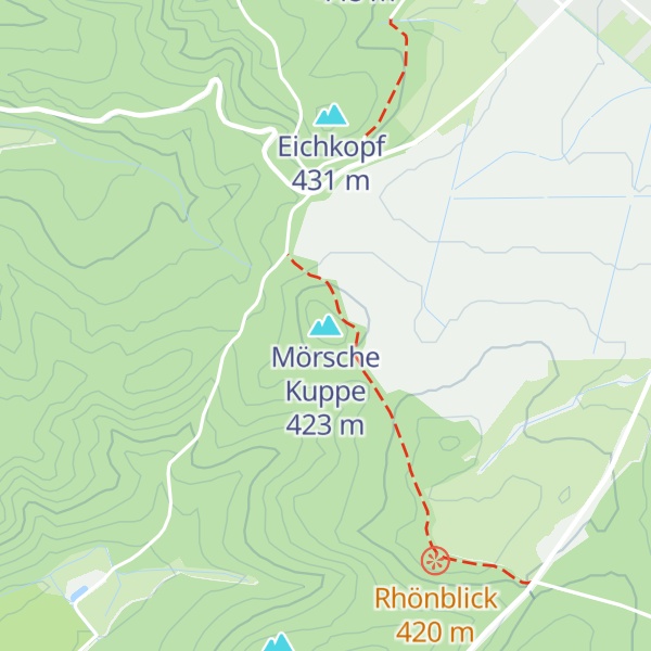 Map of Mörsche Kuppe
