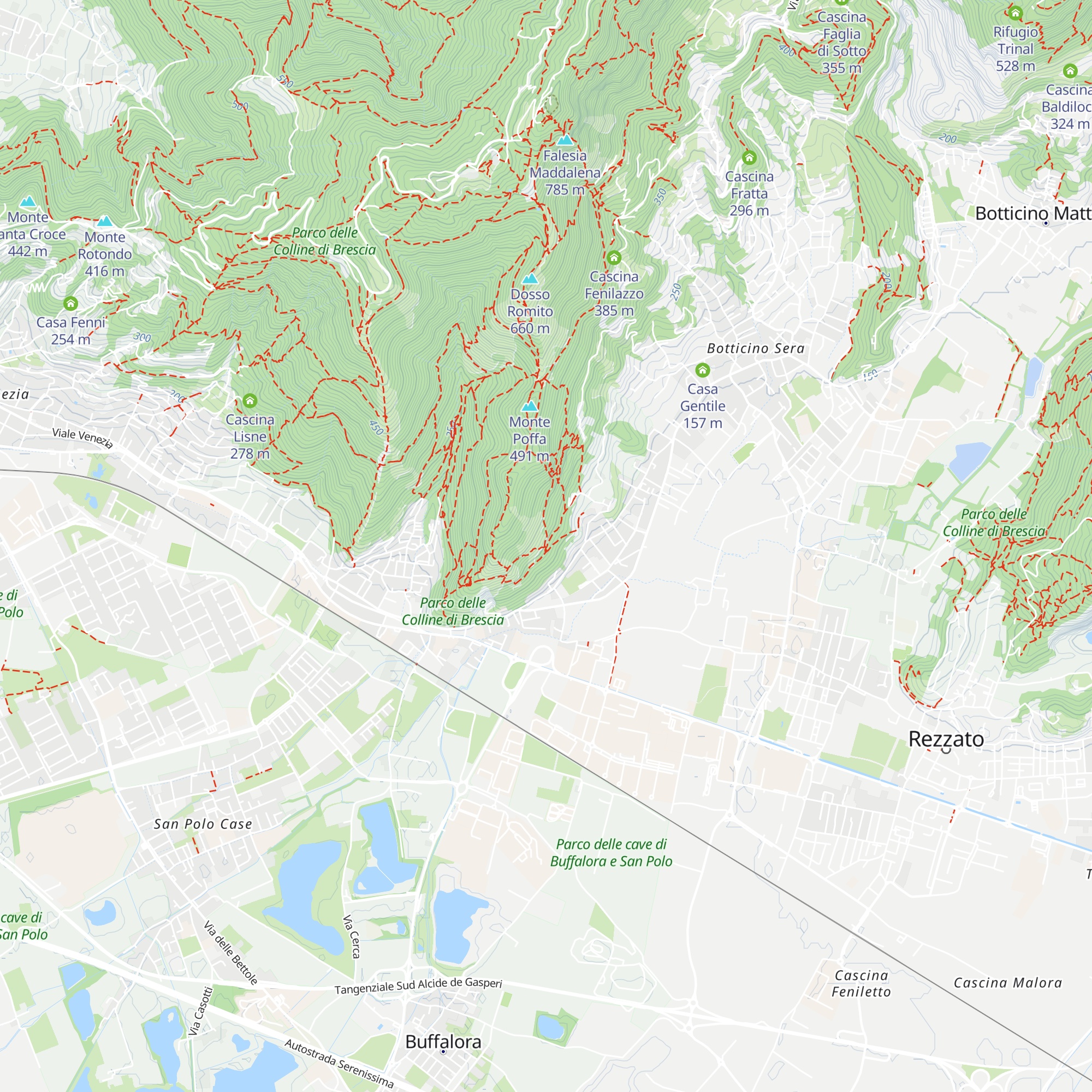 Casina Sella map