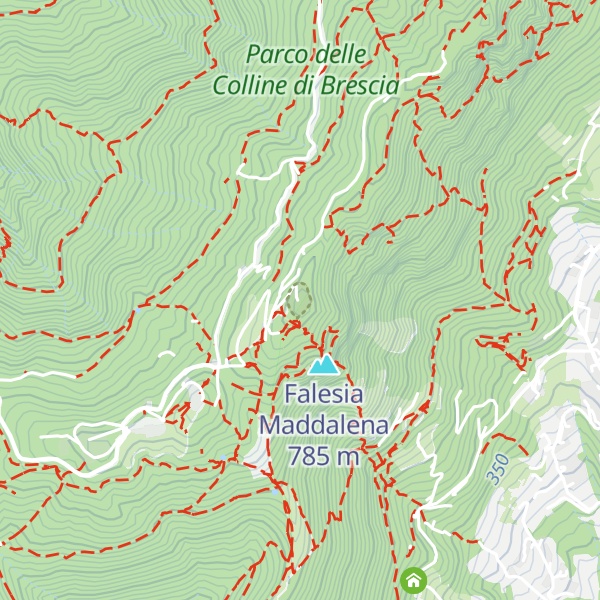 Map of Monte Maddalena