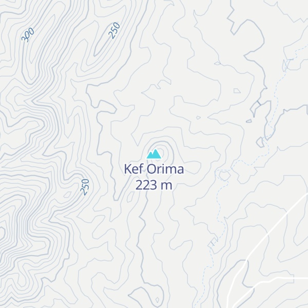 Map of Kef Orima