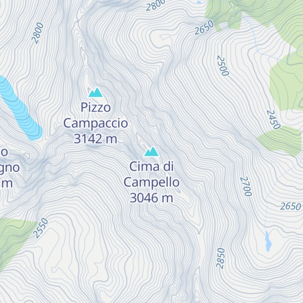 Map of Cima di Campello