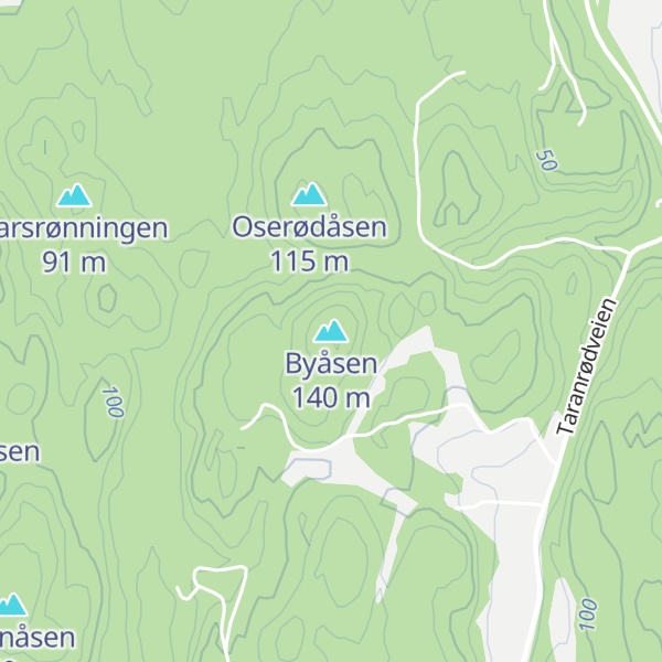 Map of Byåsen