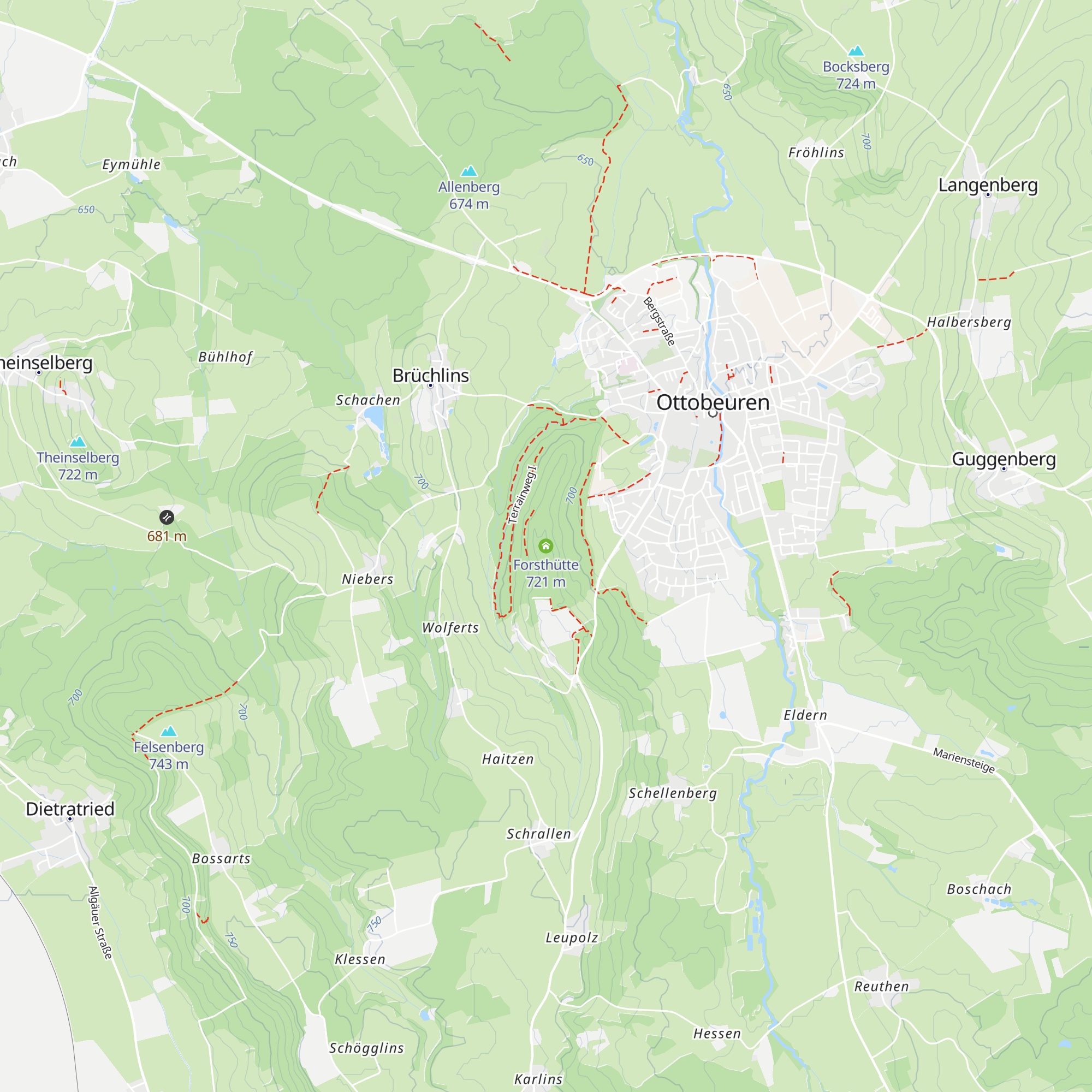 Forsthütte map
