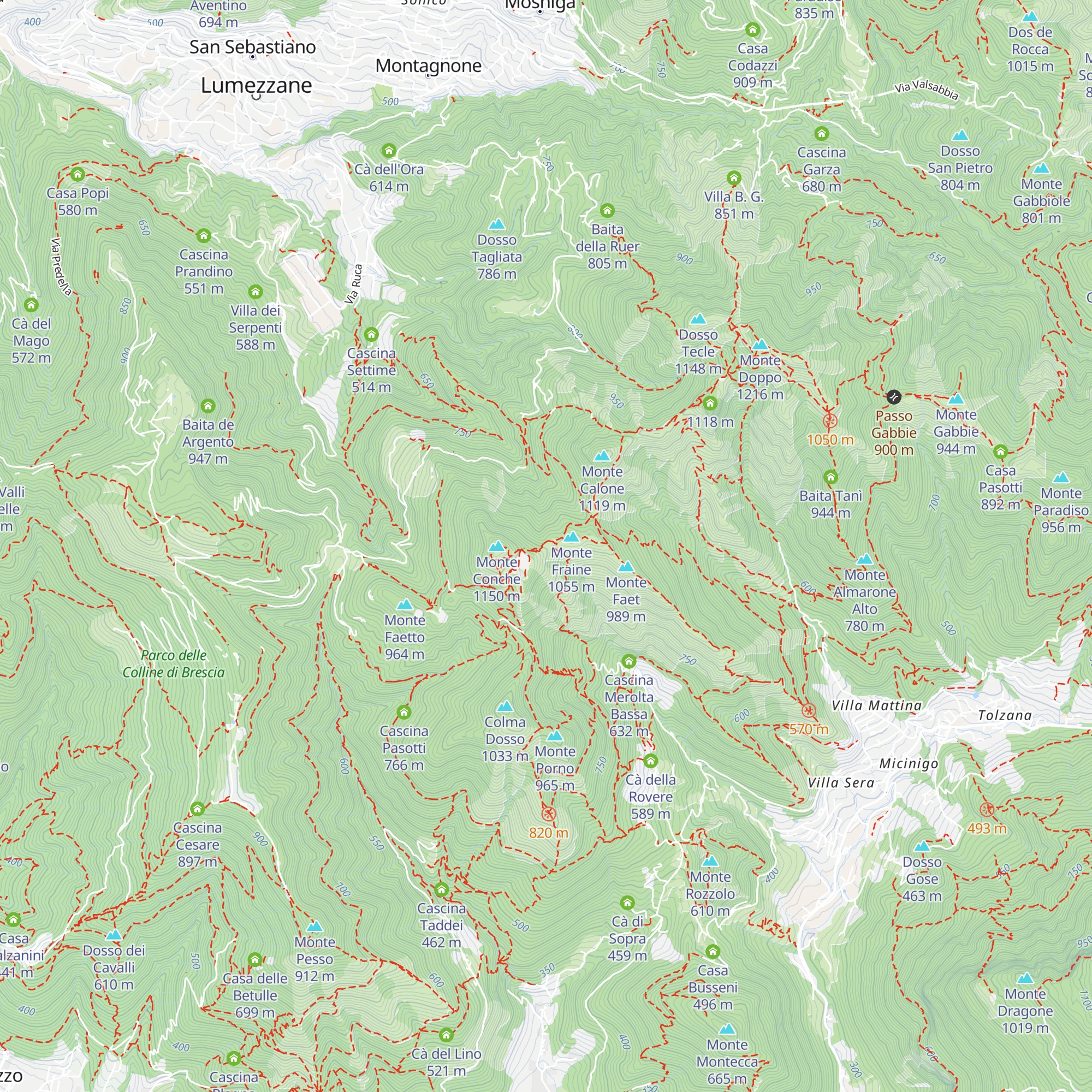 Cà Bianca map