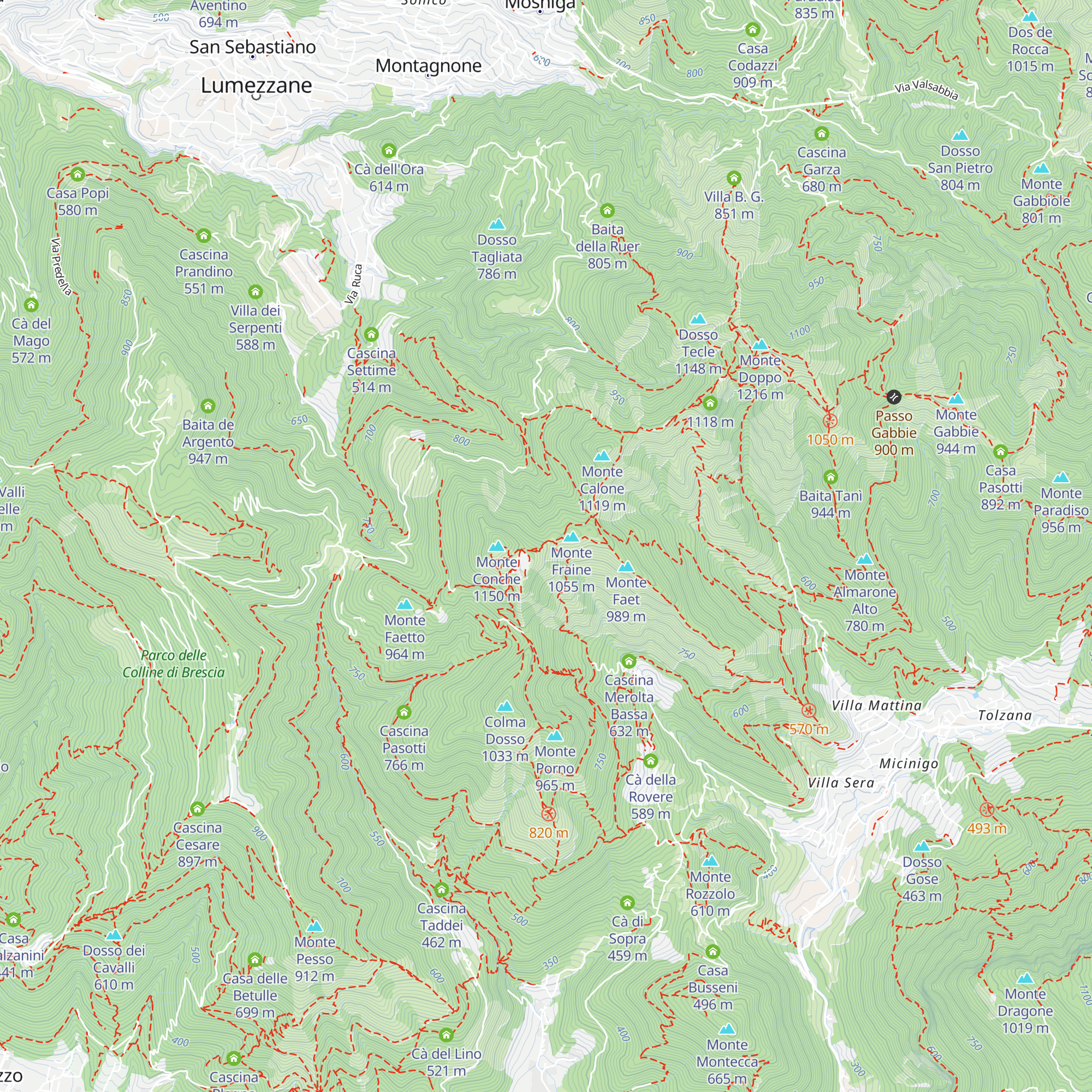 Cà Bianca map