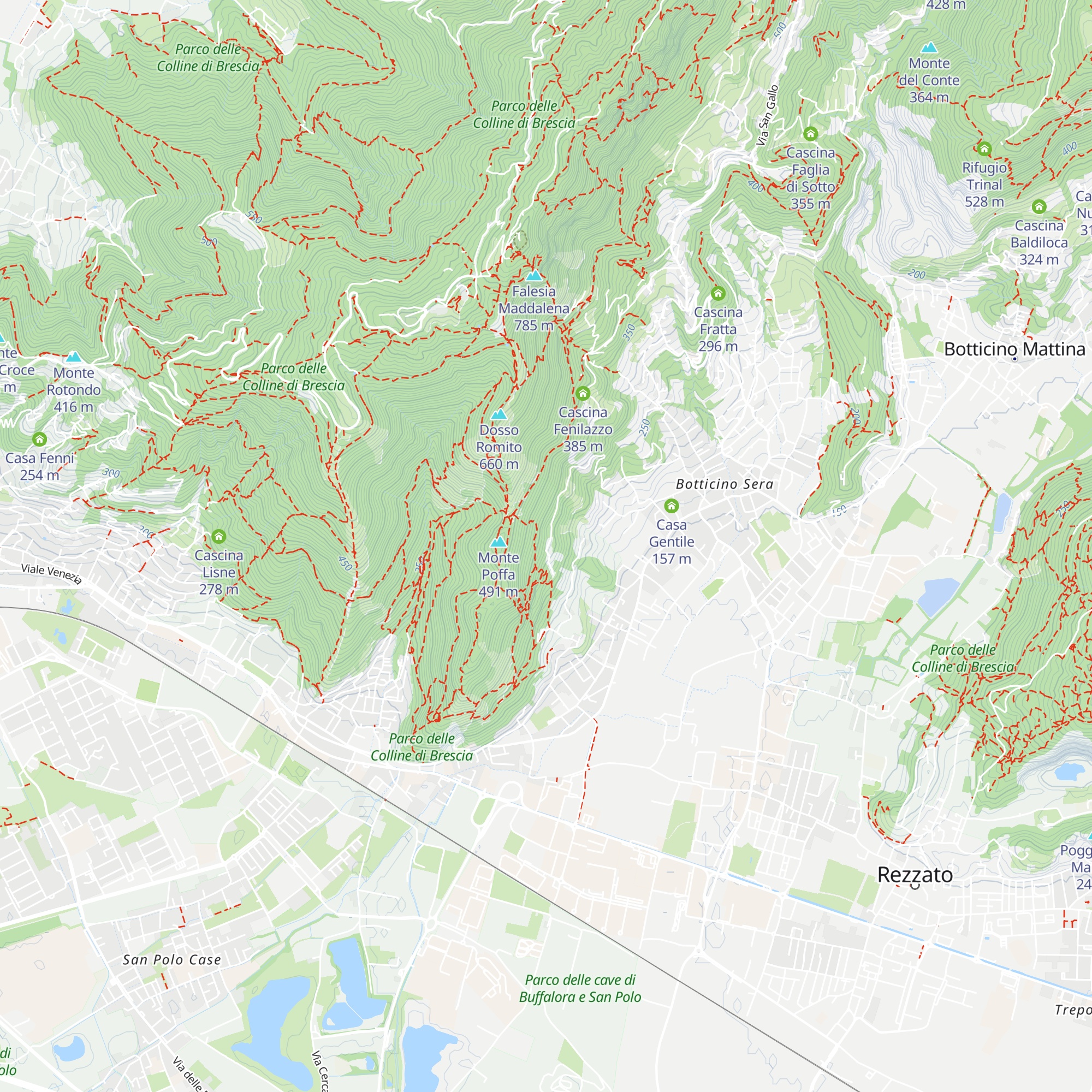 Cascina Pianette map