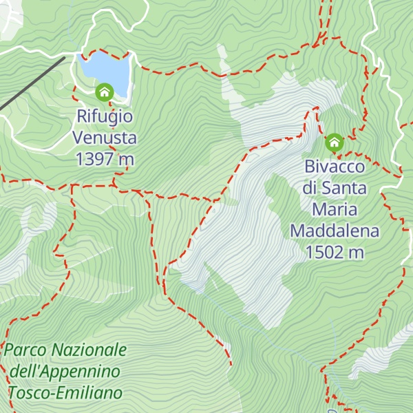 Map of Monte Ventasso