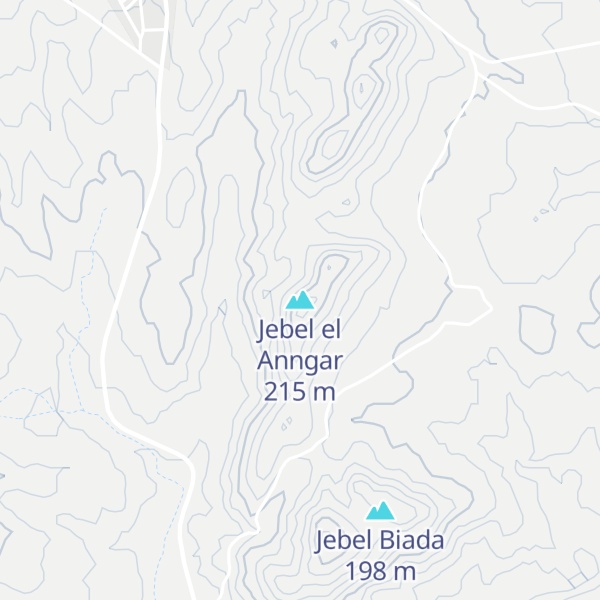 Map of Jebel el Anngar