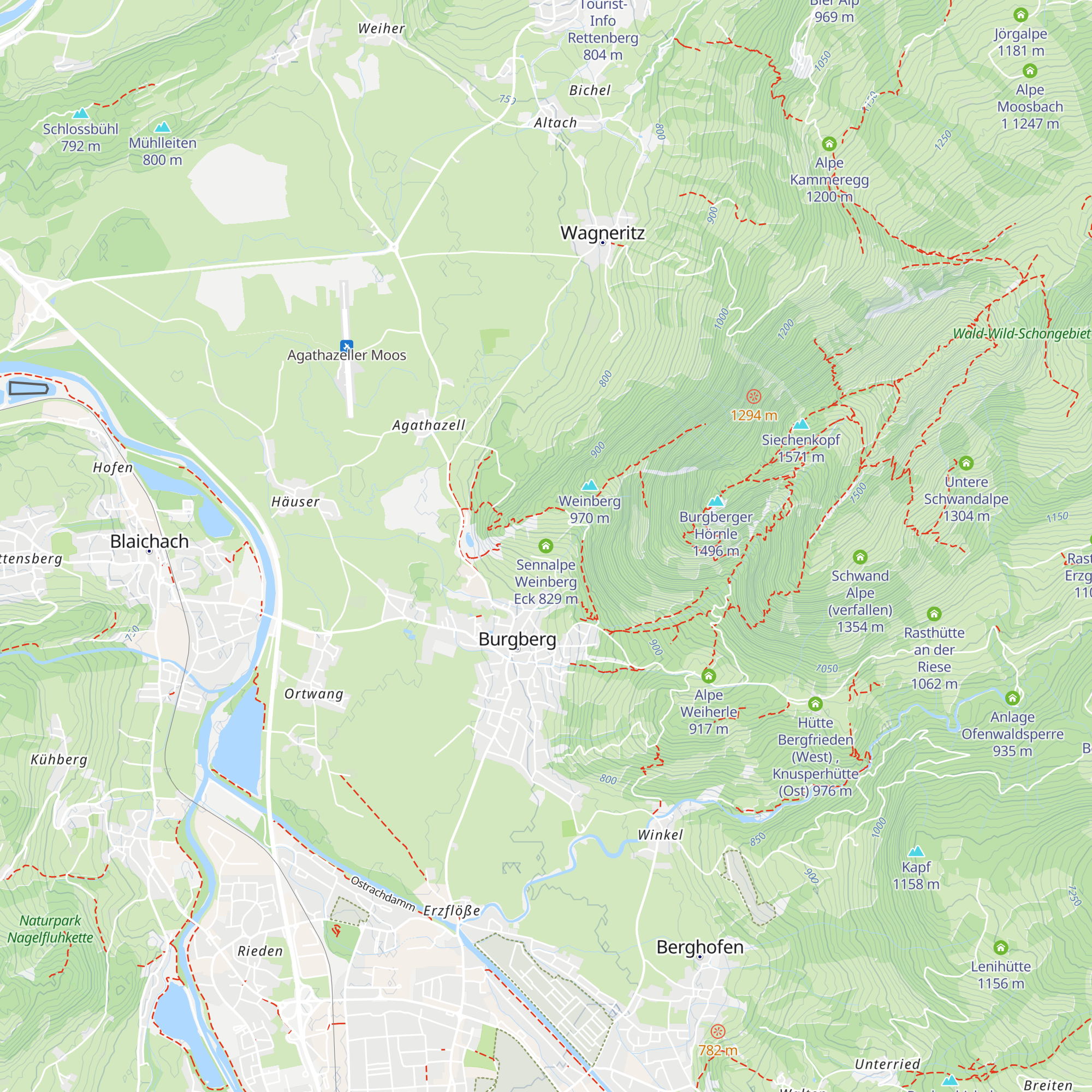 Sennalpe Weinberg Eck map