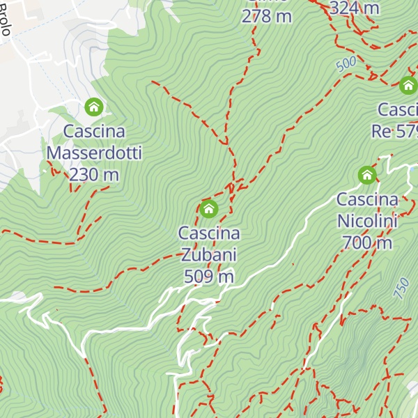 Map of Cascina Zubani