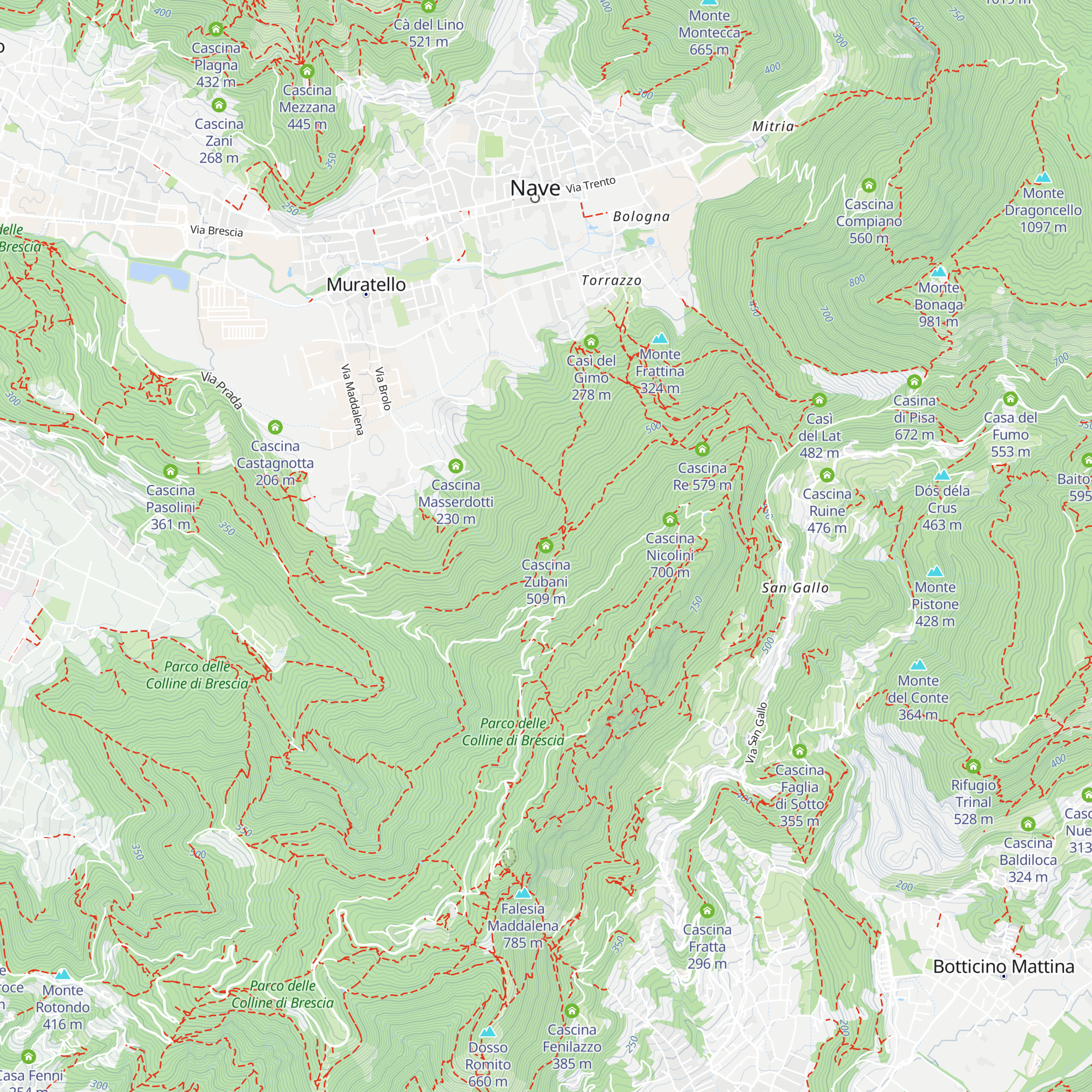 Cascina Zubani map