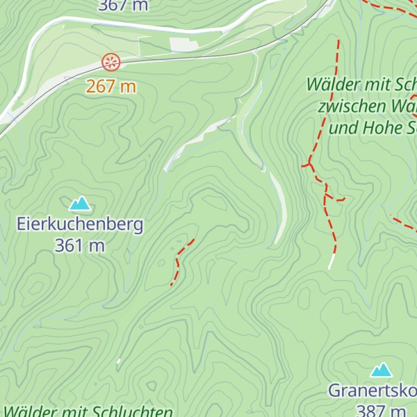Map of Wanderkopf