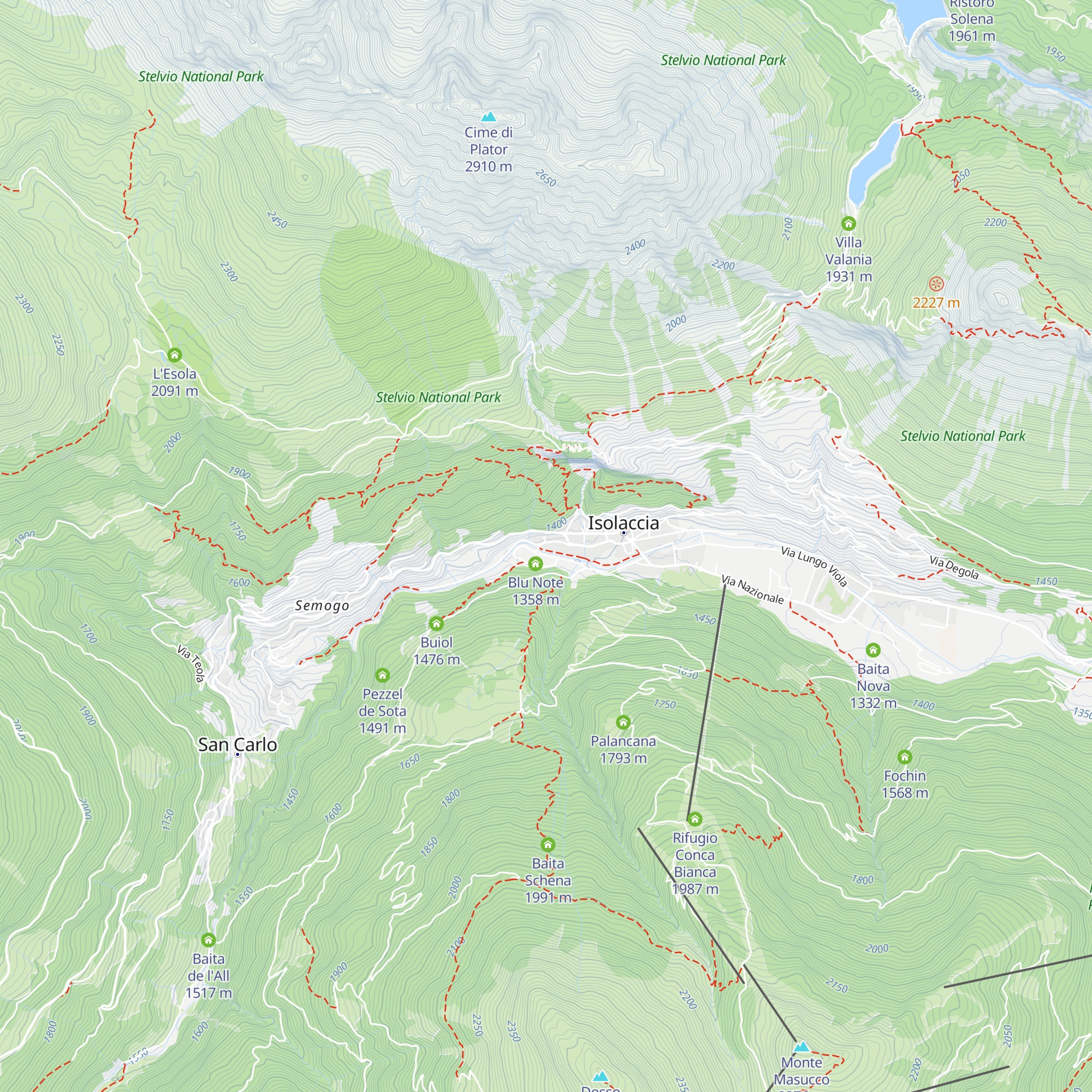 Hotel Résidence La Val map