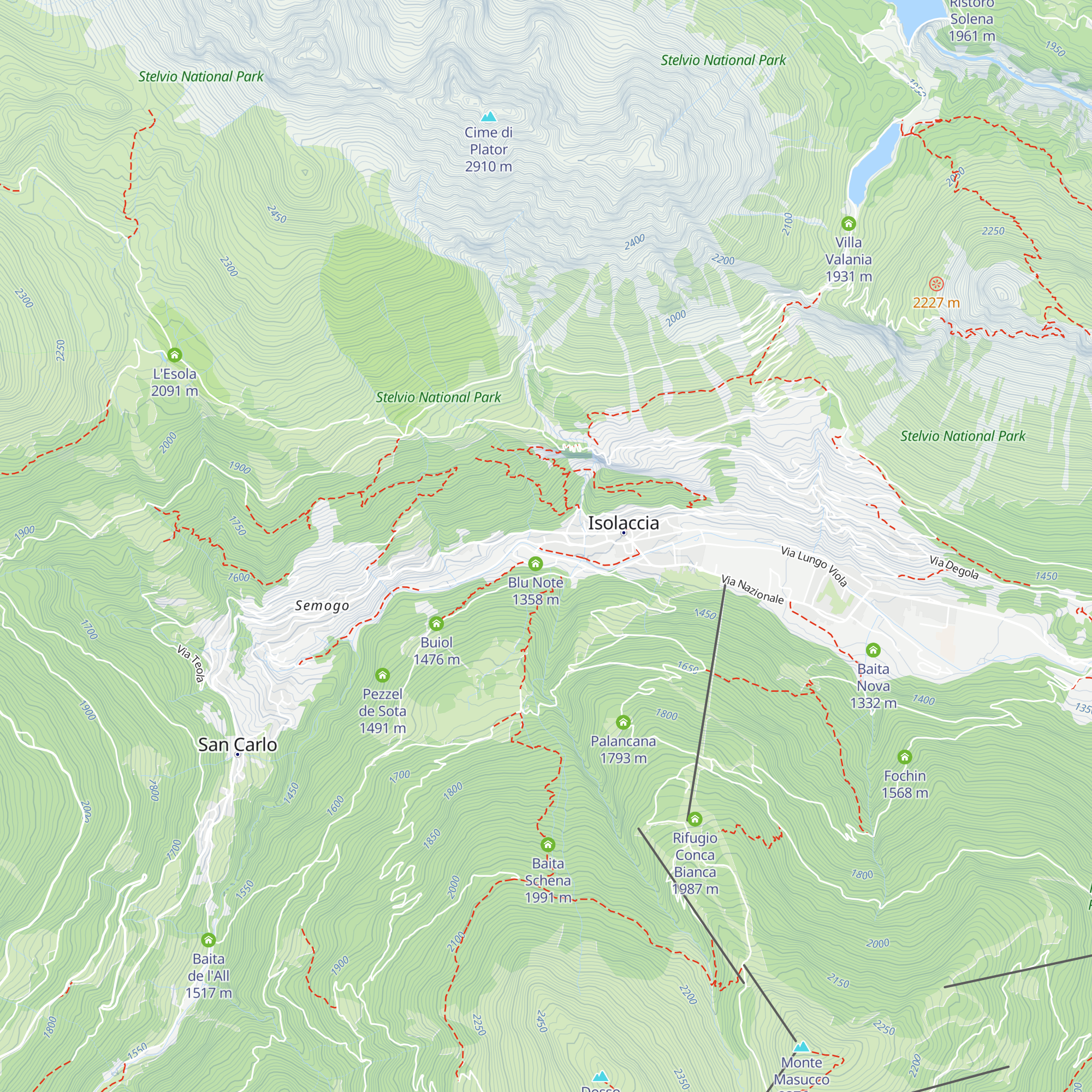 Hotel Résidence La Val map