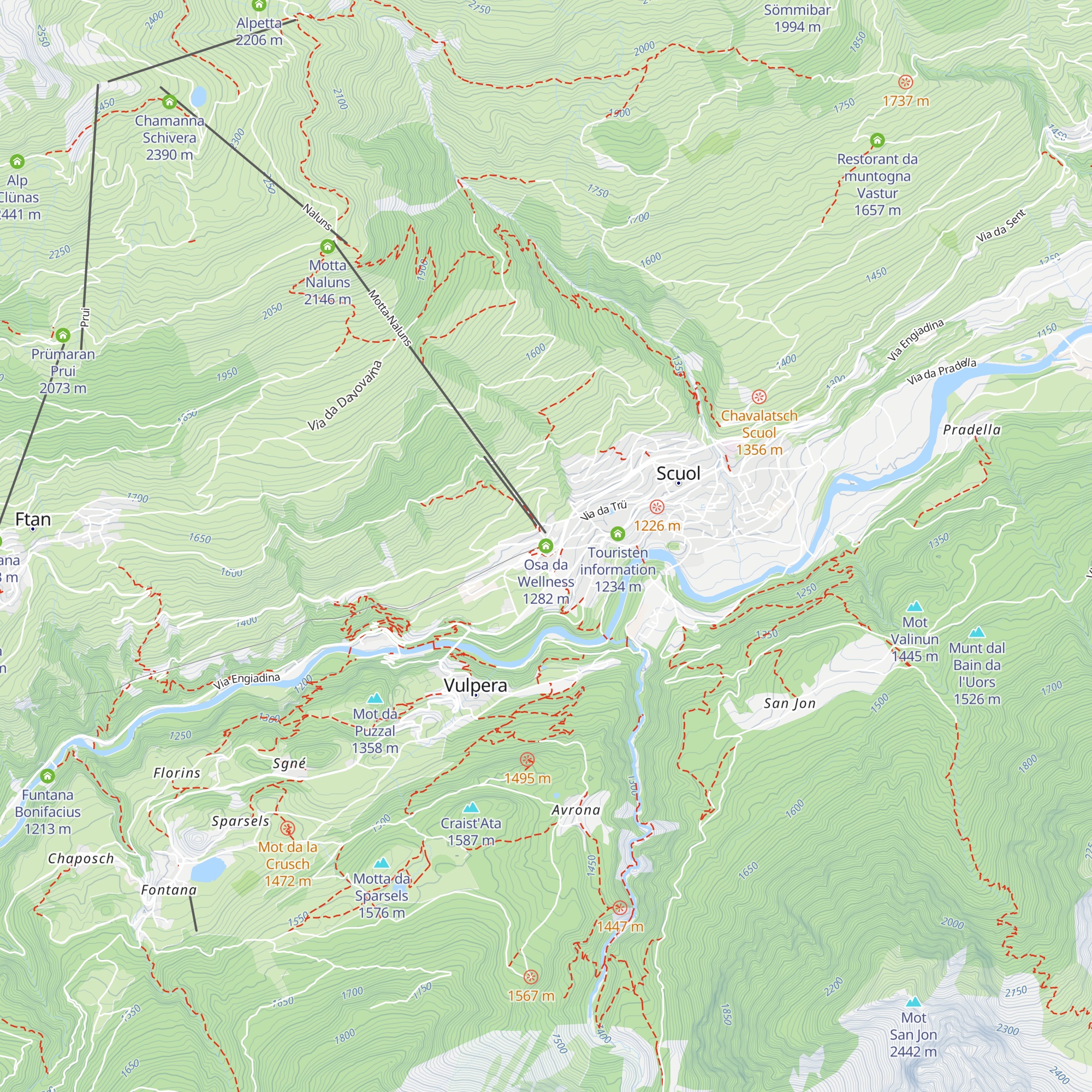 Osa da Wellness map