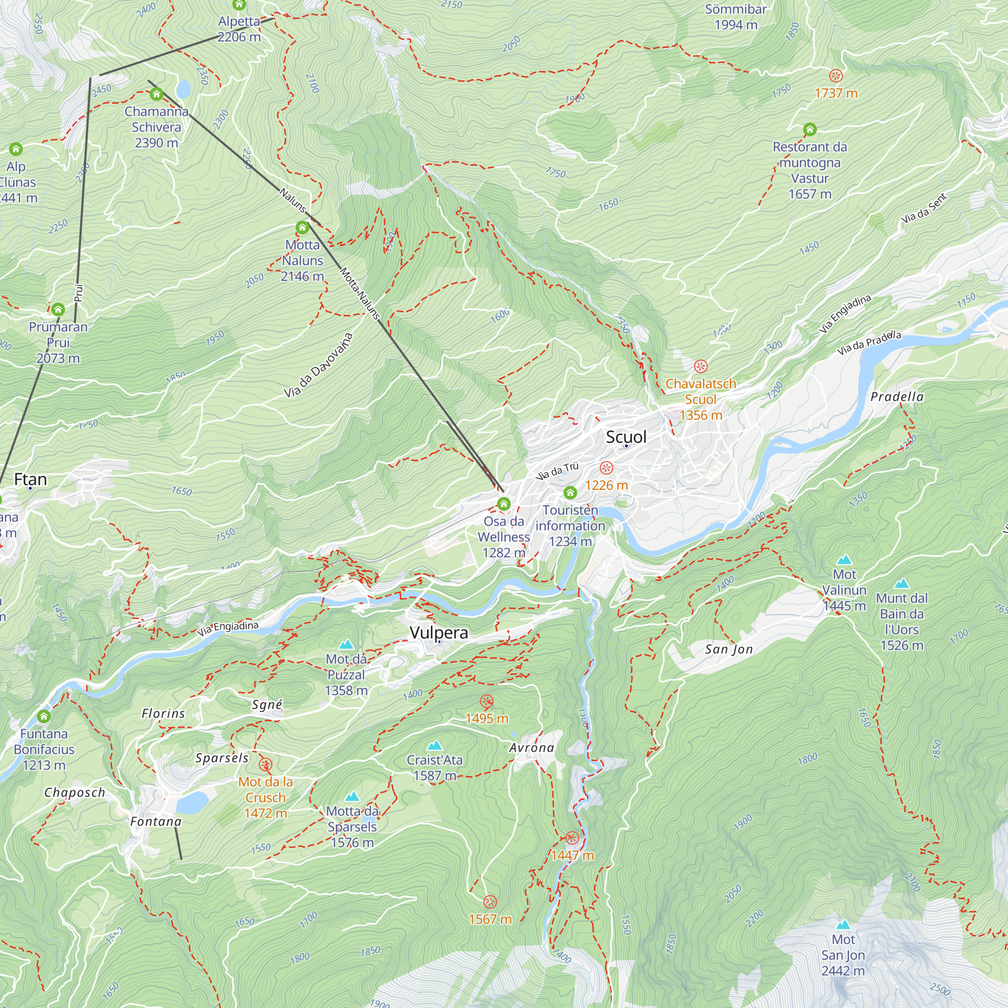 Osa da Wellness map