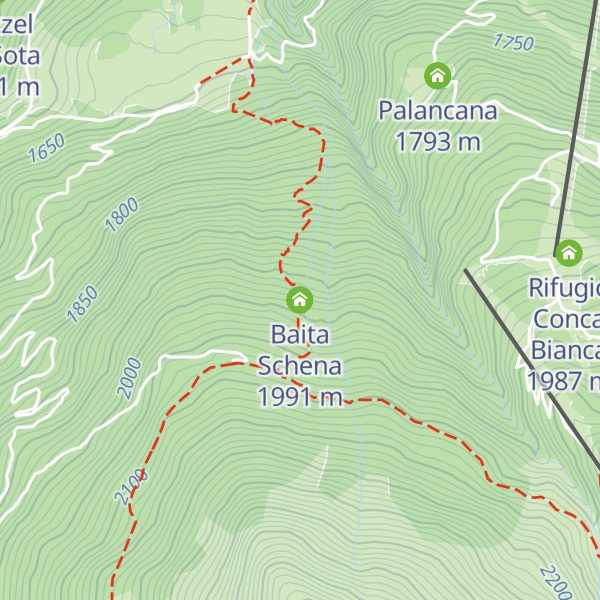 Map of Baita Schena