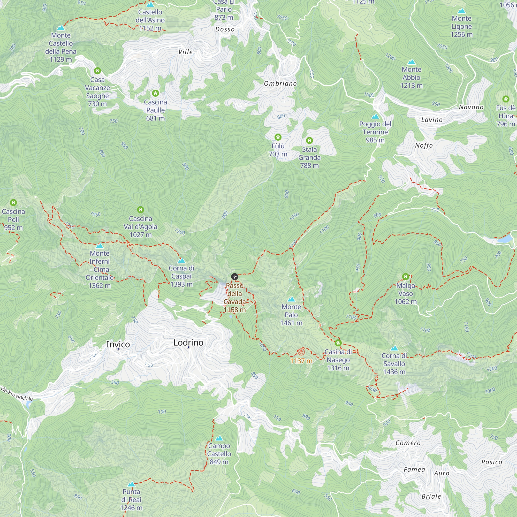 La Cà map